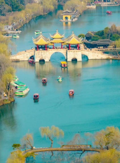 江苏大地换上春日限定款“皮肤”